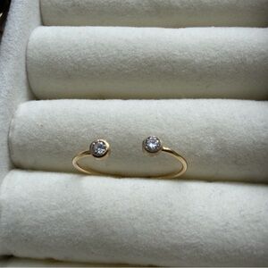 14K Gold and Silver Women's Size 6 Ring